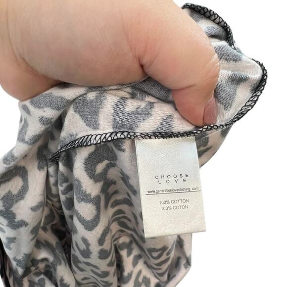 Generation Love Tiffany Classic Leopard Print T-Shirt‎ Mini Dress Size XXS - Picture 15 of 16